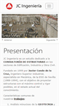 Mobile Screenshot of jc-ingenieria.es