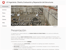Tablet Screenshot of jc-ingenieria.es
